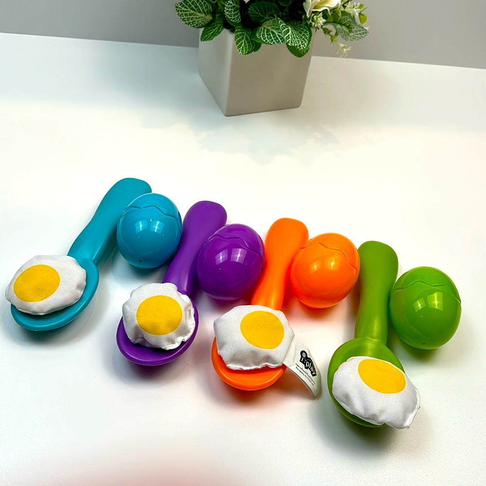 Colorful Egg and Spoon Race Set for Kids